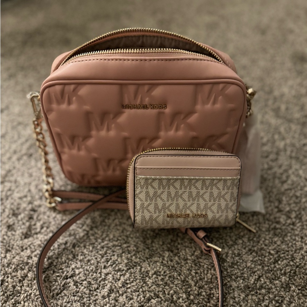 Michael Kors medium camera bag with wallet
